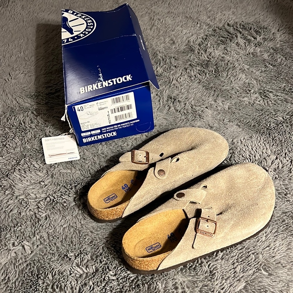 Boston Suede Leather Taupe